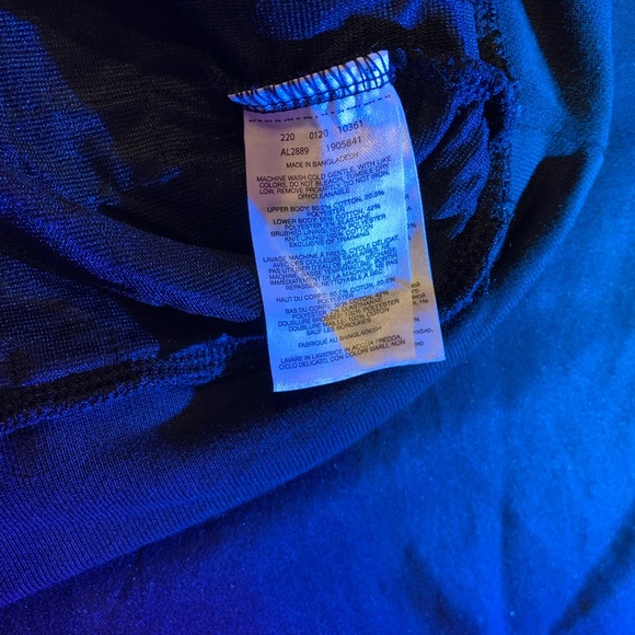 Columbia black quilted bottom 3/4 zip up hoodie - Picture 5 of 5